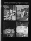 Alva Taylor; Library display (4 Negatives) October 8-9, 1958 [Sleeve 18, Folder b, Box 16]